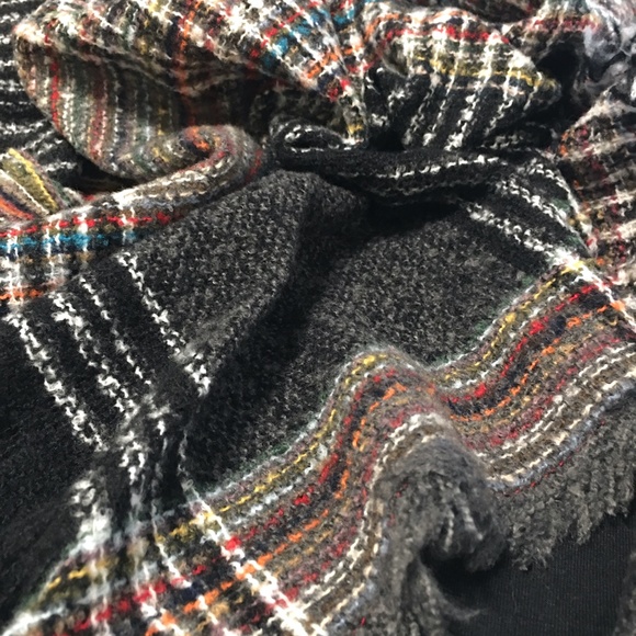 NWT Plaid Blanket Scarf Wrap BOUTIQUE - Picture 2 of 5
